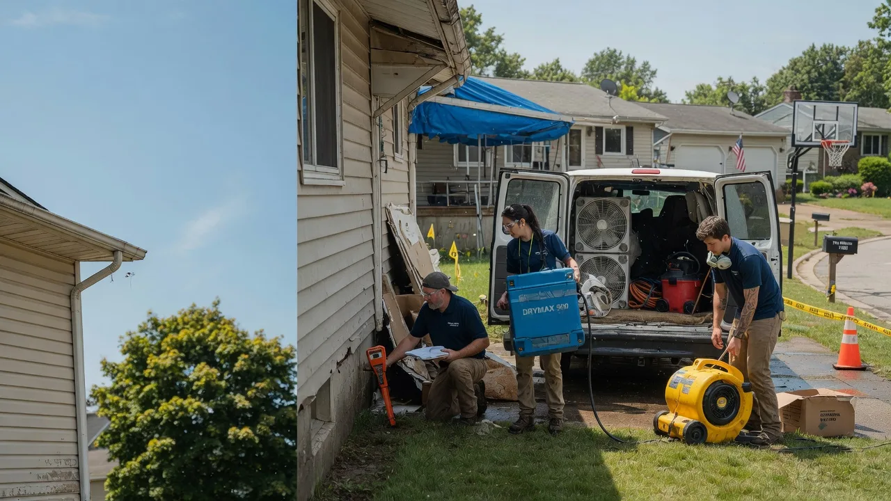 Ceiling Leak Cleanup in Pleasant Plain, OH near me